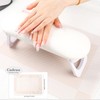 ANGNYA Hand Nail Rest Foldable Waterproof Leather Arm Rest for