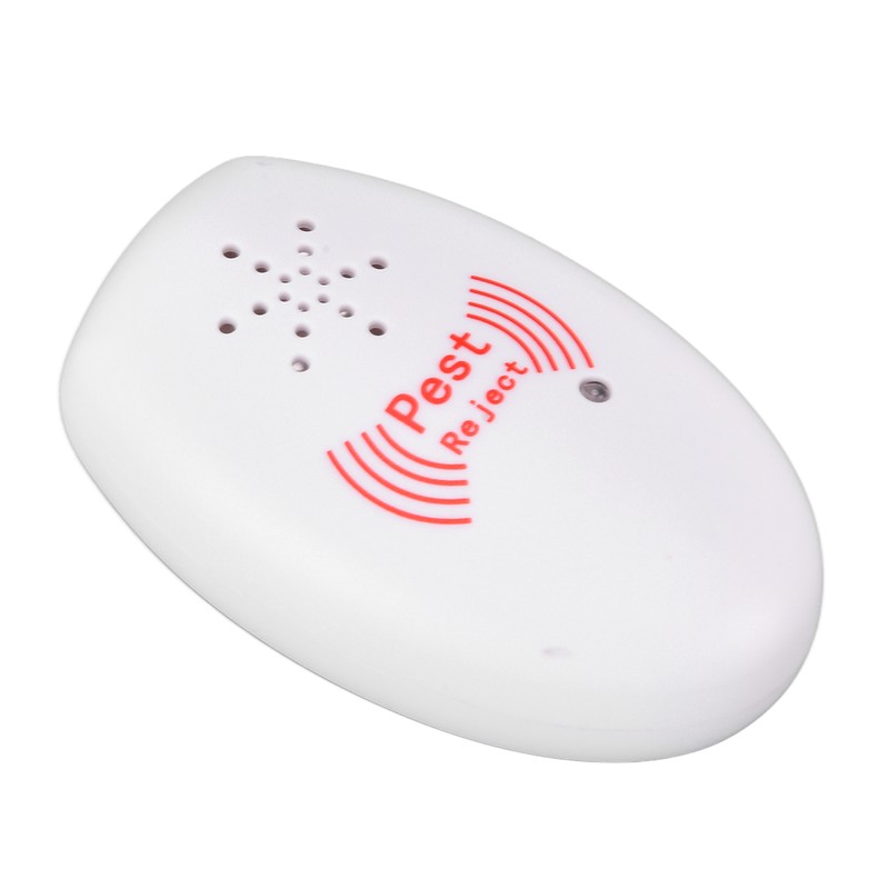 Multifunction Ultrasonic Electronic Mosquito Repellent Pest Repeller USB Rechargeable White
