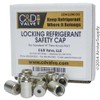 Tamper Resistant Service Valve Cap for R22/R410A - 4/Pk