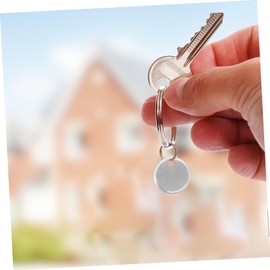 Operitacx 100pcs Stainless Steel Round Blanks Tags for Jewelry Making Engravable Pendants Dog Name Stamping Tags Crafting Supplies for Unique Designs