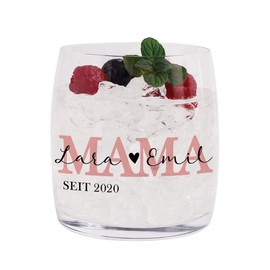 Herz & Heim® Children's Names Drinking Glass - Gift for Mums