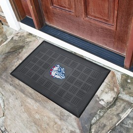 FANMATS 15029 Gonzaga Bulldogs Heavy Duty Vinyl Medallion Outdoor Door Mat - 19.5in. x 31in.