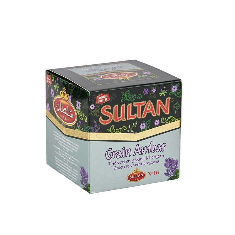 SULTAN TEA Moroccan Ambar in Oregano Loose Green Tea, Herbal