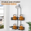 REINHARDT Shower Caddy Hanging for Handheld Showerheads Adjustable Split Shower