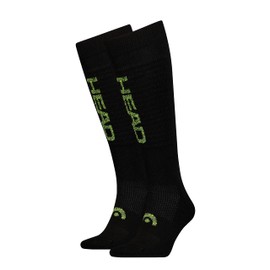HEAD Unisex Knee High (Pack of 2), black combo