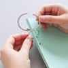 20Pack1.8 Inch Diameter Book Loose Leaf Binder Rings Key Keychain