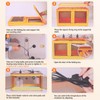 Chicken Brooder Box for Chicks Starter Kit, Large Chicken Brooder