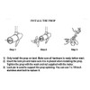 Black Fiberglass Reinforced Nylon Propeller Kit for Seamax PowerMax Models