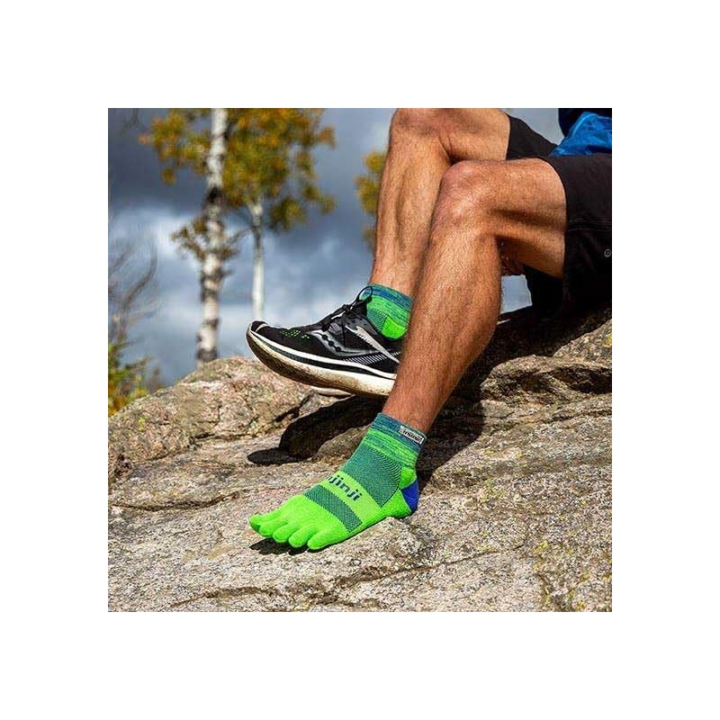 Injinji - 2.0 Run Midweight Mini Crew Socks - Unisex,