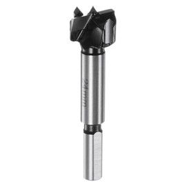 HARFINGTON Forstner Drill Bit 24mm (15/16") K30/C1 Tungsten Carbide Tip Triangle Shank Wood Forstner Bit Opener Cutter for Hinge Hole Drilling Woodworking