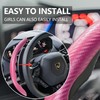 Fehlot Carbon Fiber Steering Wheel Cover, Men's and Women's Safe