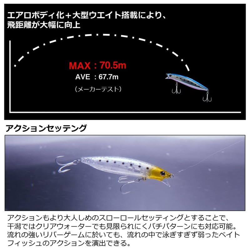 DAIWA Chivas Lure (Super Shallow Model) Shoreline Shiner Z Vertis