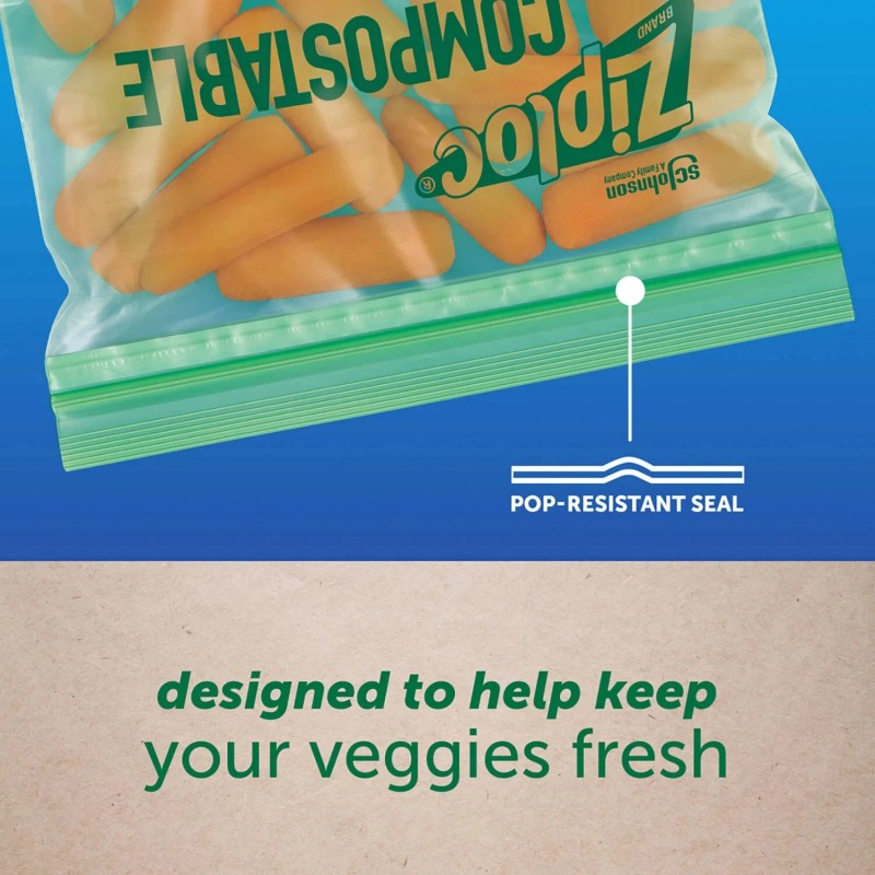 Ziploc Compostable Sandwich Bags, 80 ct.