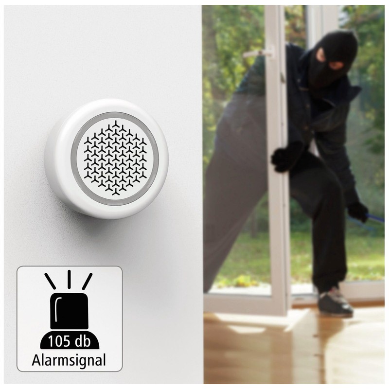 Hama Indoor Alarm Siren with WiFi and App (Alarm System