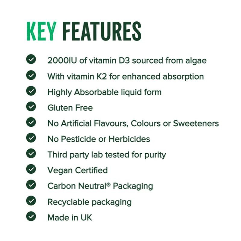 vivo life Liquid Vitamin D3 & K2