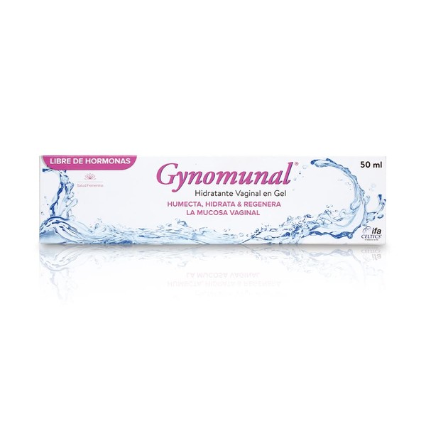 Gynomunal Gel Para Resequedad Vaginal - Tubo con 50 ml de gel con aplicador de 2.5 ml.