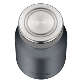 THERMOcafé by THERMOS TC Food Jar Graphite Grey Mat 0.50 L, Insulated Food Jar, Thermal Container, Double-Walled Lunch Pot Made of Stainless Steel, Leak-Proof, Dishwasher Safe, for Office and Travel