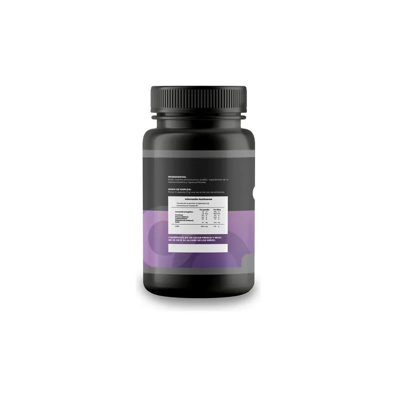 GABA 500 Mg 60 Cápsulas Sin Sabor Naíma Suplemento Relajante