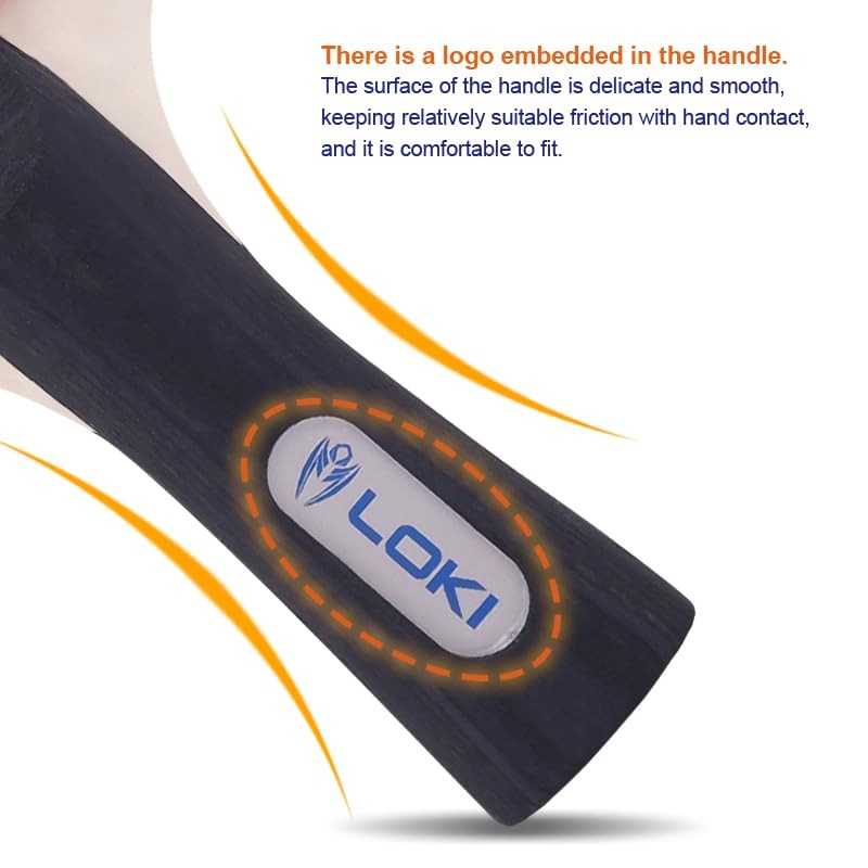 LOKI Table Tennis Bat Set Duo - 2 Bats with