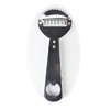 Traditional Coconut Scraper with Handle Stainless Steel Blade Kitchen Grater