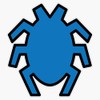 Blue Beetle Bumper Sticker Window Vinyl Decal 5"