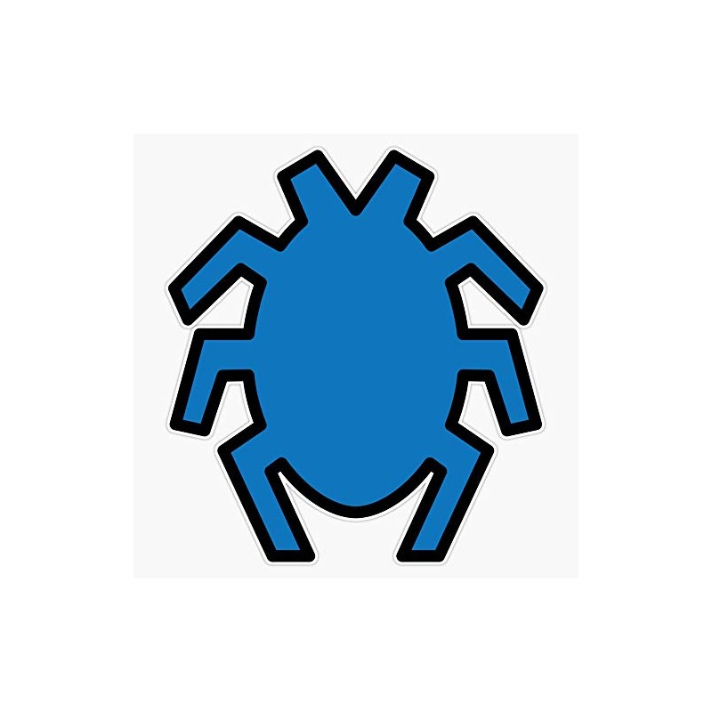 Blue Beetle Bumper Sticker Window Vinyl Decal 5"