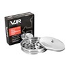 VJR Holy Communion Tray for Churches with Lid, Premium Stainless