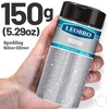 LEOBRO Glitter, Silver Glitter, 150g/5.29oz Extra Fine Glitter, Resin Glitter