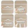 QEZEZA Folding Hanger for Travel, Cloths, Foldable, Portable, Laundry Dryer,