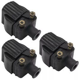 Caltric Ignition Coils for Mariner Outboard 75Hp 75 Hp Engine 1987-1998 *3-Pack*