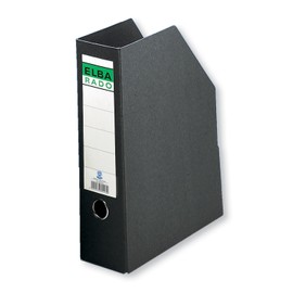 ELBA Stehsammler Rado, DIN A4, 8,5 cm breit, Hartpappe, schwarz