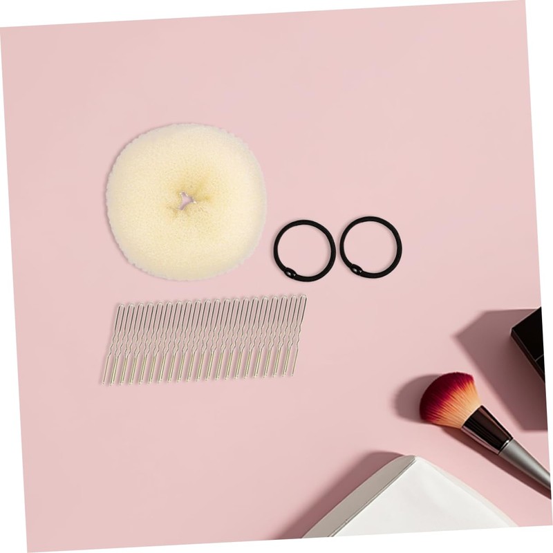FOMIYES Donut Hair Bun Maker Set for Women Lightweight Sponge