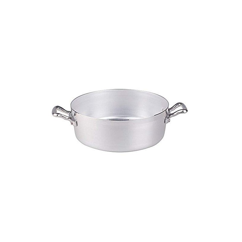 Pentole Agnelli Family Cooking Aluminium Casserole Pot With 2 Handles,