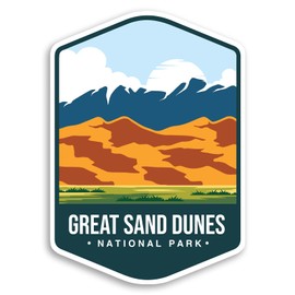 Great Sand Dunes National Park Sticker Decal Notebook Car Laptop 4"x5.5" (Color)