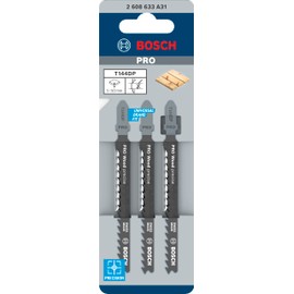 Bosch T-144DP/3 Jigsaw Blades for Carpentry Set of 3