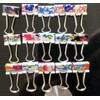 19mm Small Assorted Design Foldback Clips Paper Binder Clamps Clips