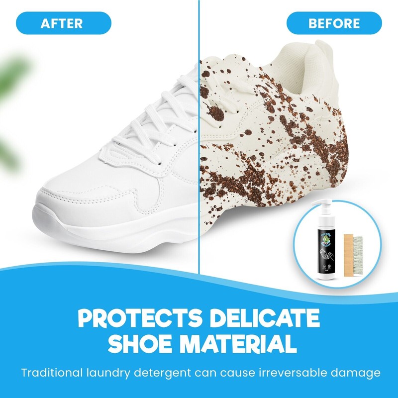 Crocodile Shoe Cleaner Shoe Cleaner Complete Kit Cleaner, Brush, Towel