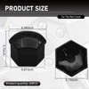 Dogary 20PCS Car Lug Nut Covers, 17 mm Hexagonal Center