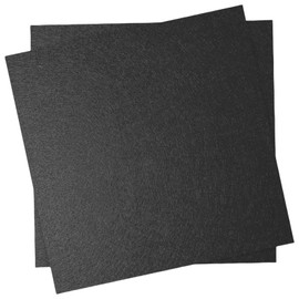 YHOLSDAS 12" x 12" Felt Fabric Sheets for Crafts, Squares Felt Fabric Sheets, 1mm Thick, Felt Paper for Sewing Craft, Non-Woven Felt Fabric for Sewing Patchwork Material, 2pcs(Black)