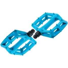 Dmr V6 Plastic Flat MTB Pedals - Blue, CrMo Axle/Lightweight Mountain Biking Bike Trail Off Road Pin Dirt Jump Enduro Bicycle Cycling Cycle Downhill Sticky Grip Riding Ride Platform Part 9/16