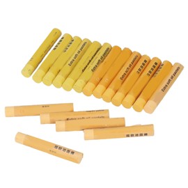18Pcs Oil Pastels Yellow Series Bright Colour Safe Easy Blending Shading Oil Crayons for Illustration Stenciling Dotting