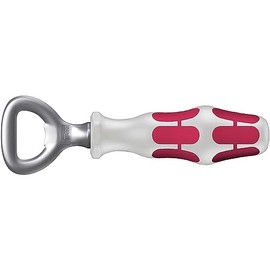 WERA 05130005001 4013288228024 Japanese Limited Bottle Opener, White/Red Bottle Opener, White/Red