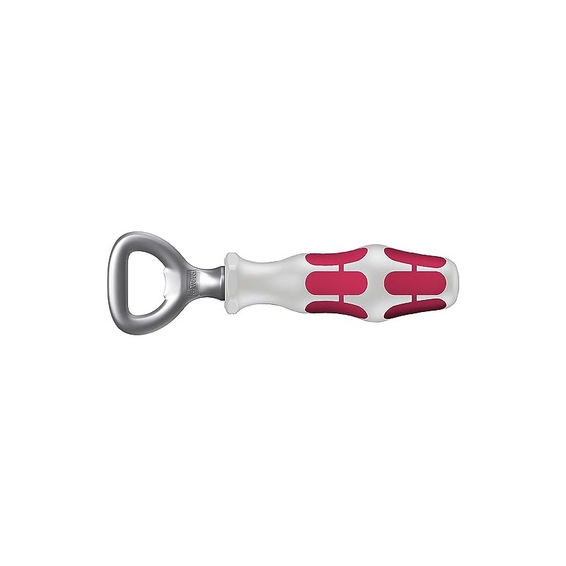 WERA 05130005001 4013288228024 Japanese Limited Bottle Opener, White/Red Bottle Opener,