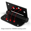 Haidms 6 Pack Self Closing Door Hinges 4 Inch Matte