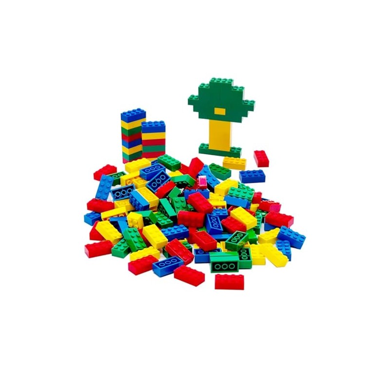 Juego de 120 piezas de bloques de construcción clásicos 2x4
