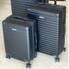 InUSA DEEP Luggage Set with Dual Spinner Wheels and Studs