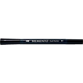 Memento Dual-Tip Marker-Tuxedo Black