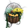 Kinsman Co 14" Free Standing Cauldron Patio Planter with Coco