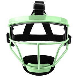 Dinictis Softball Face Mask, Lightweight, Comfortable, with Wide Field Vision, Durable and Safe Face Guards, Premium Protective Softball Fielder's Mask-Apple Green-Youth(M)