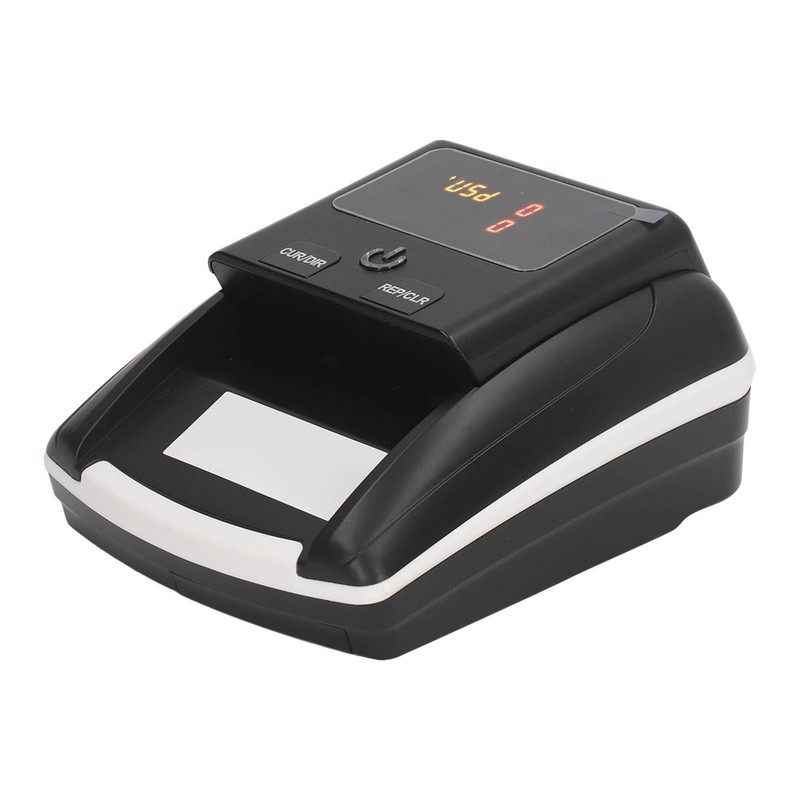 Automatic Banknote Detector Portable USD EUR Count Machine Counterfeit Bill